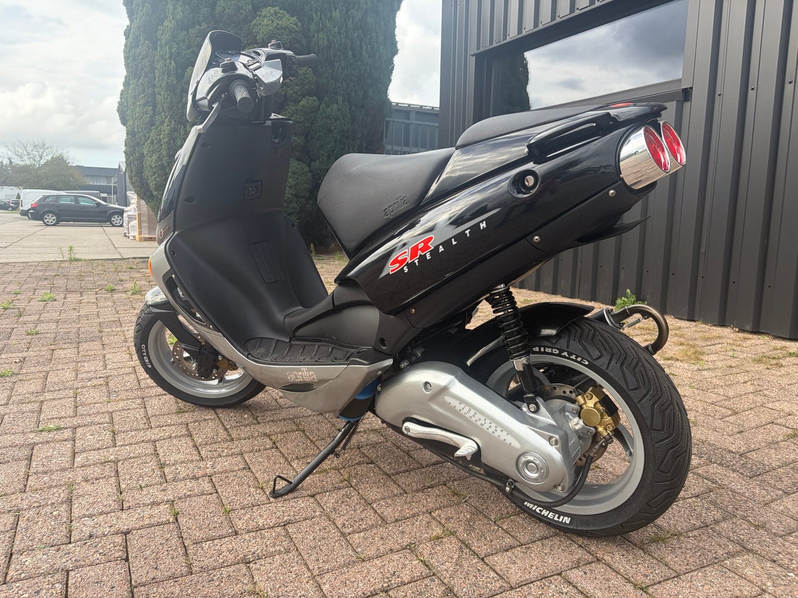 Aprilia SR 50 Stealth NIEUWSTAAT, Tweetakt, Gebruikt, Maximaal 45 km/u, SR 50