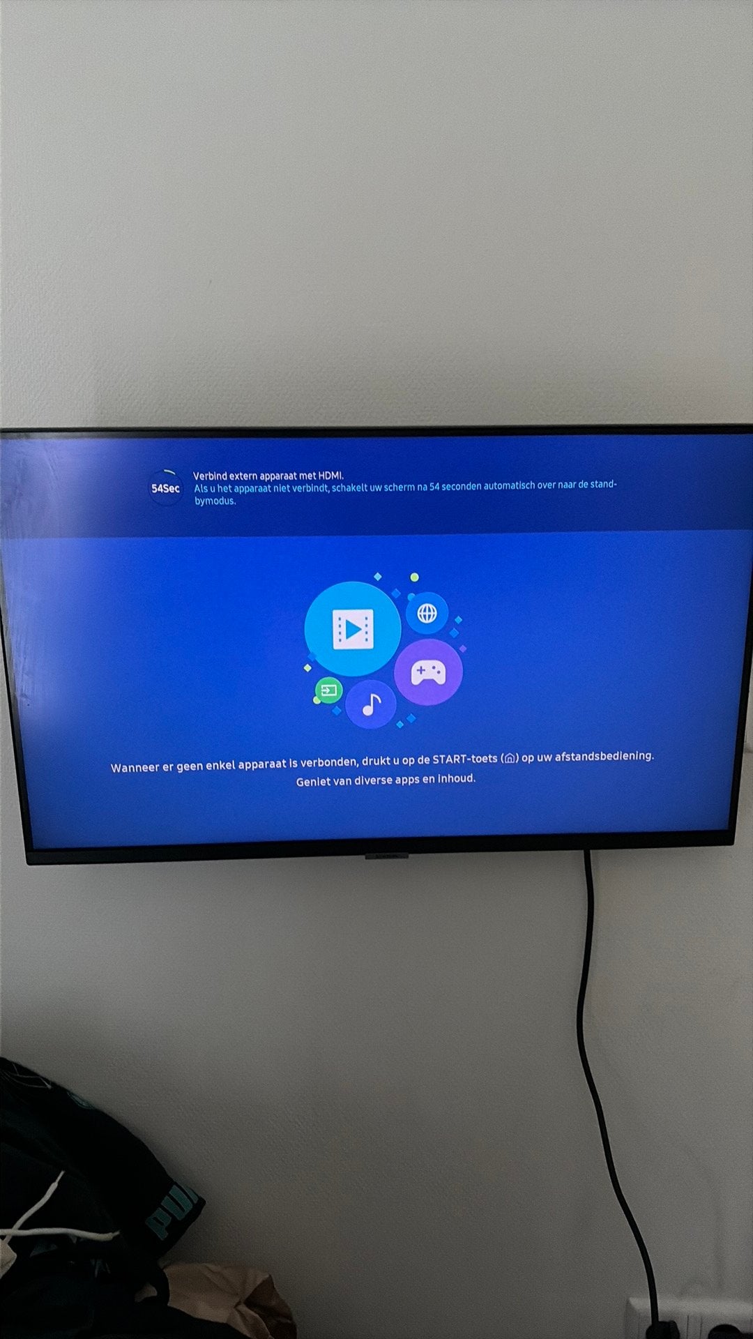 Samsung monitor / TV smart 32 inch 4K M7, Audio, Tv en Foto, Ophalen, 50 Hz, Zo goed als nieuw, Samsung