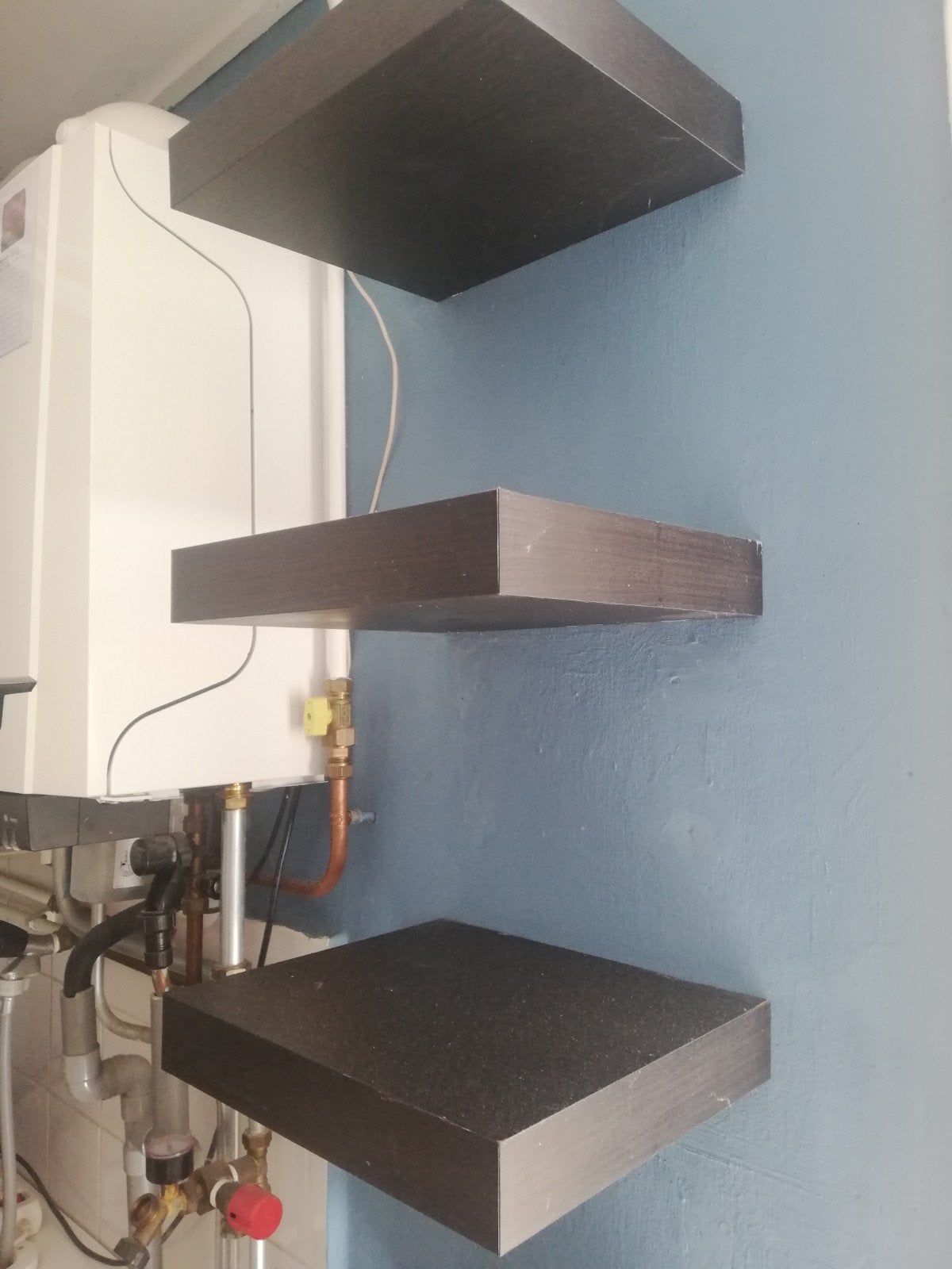 Gratis Ikea LACK wandplankjes (5 stuks, zwart), Huis en Inrichting, Woonaccessoires | Wandplanken en Boekenplanken, Ophalen
