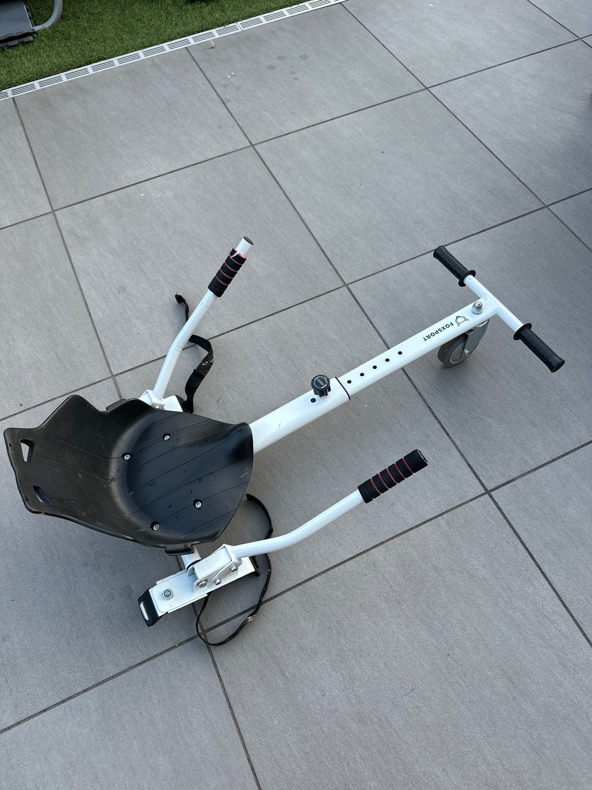 Foxsport Hoverboard Kart - Wit, Kinderen en Baby's, Speelgoed | Buiten | Voertuigen en Loopfietsen, Ophalen, Gebruikt, Overige typen