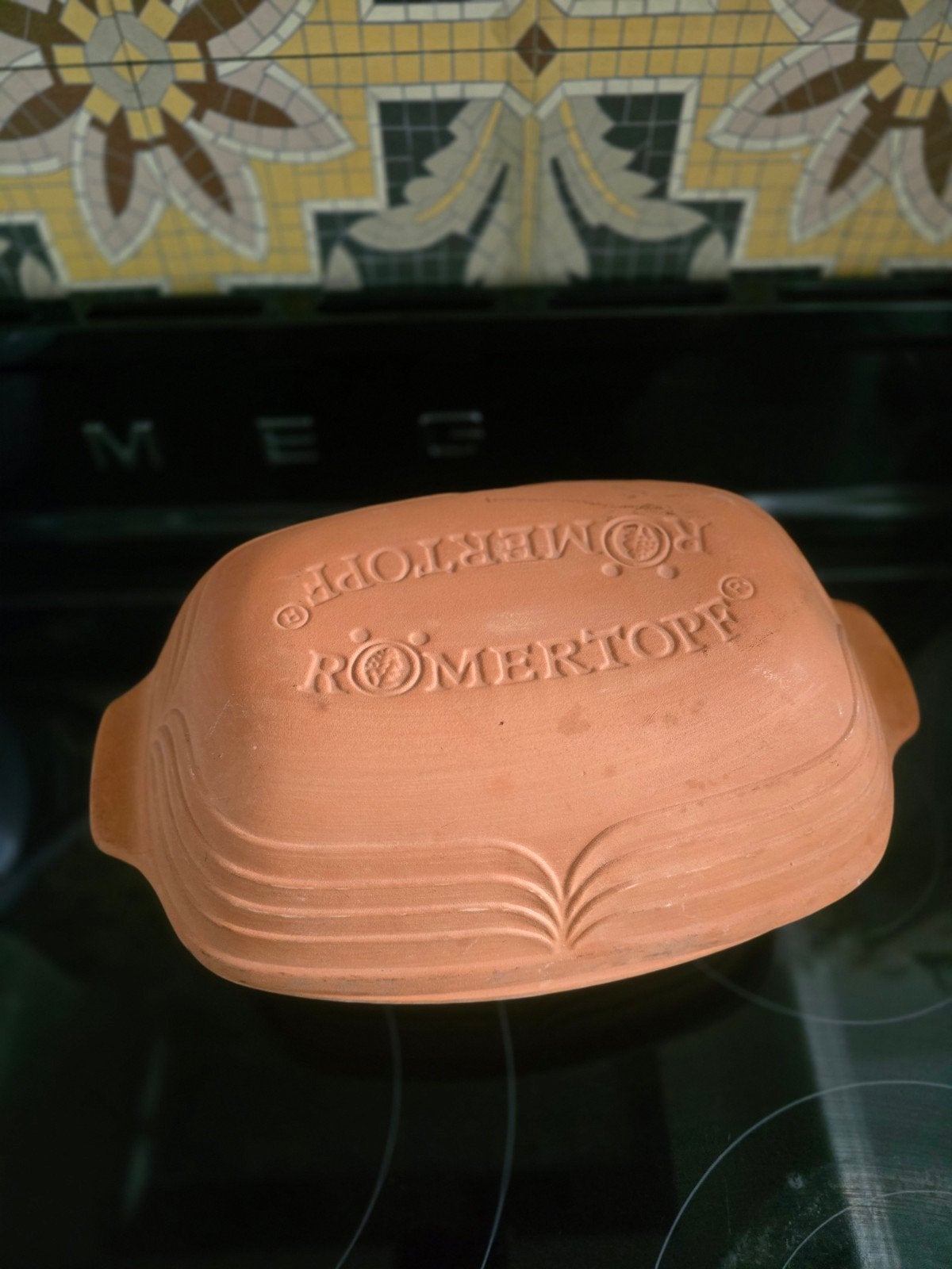 Mooie Römertopf - Zo goed als nieuw, Overige typen, Ophalen of Verzenden, Zo goed als nieuw, Steen/keramiek