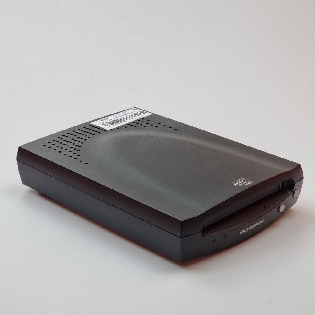 Olympus MOS332S PowerMO Externel MO Drive 230 II, Computers en Software, Harde schijven, Olympus, Zo goed als nieuw, Support@olympus.com