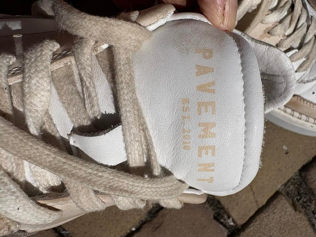 Hoge sneakers, Kleding | Dames, Ophalen of Verzenden, Zo goed als nieuw, Wit, Sneakers of Gympen