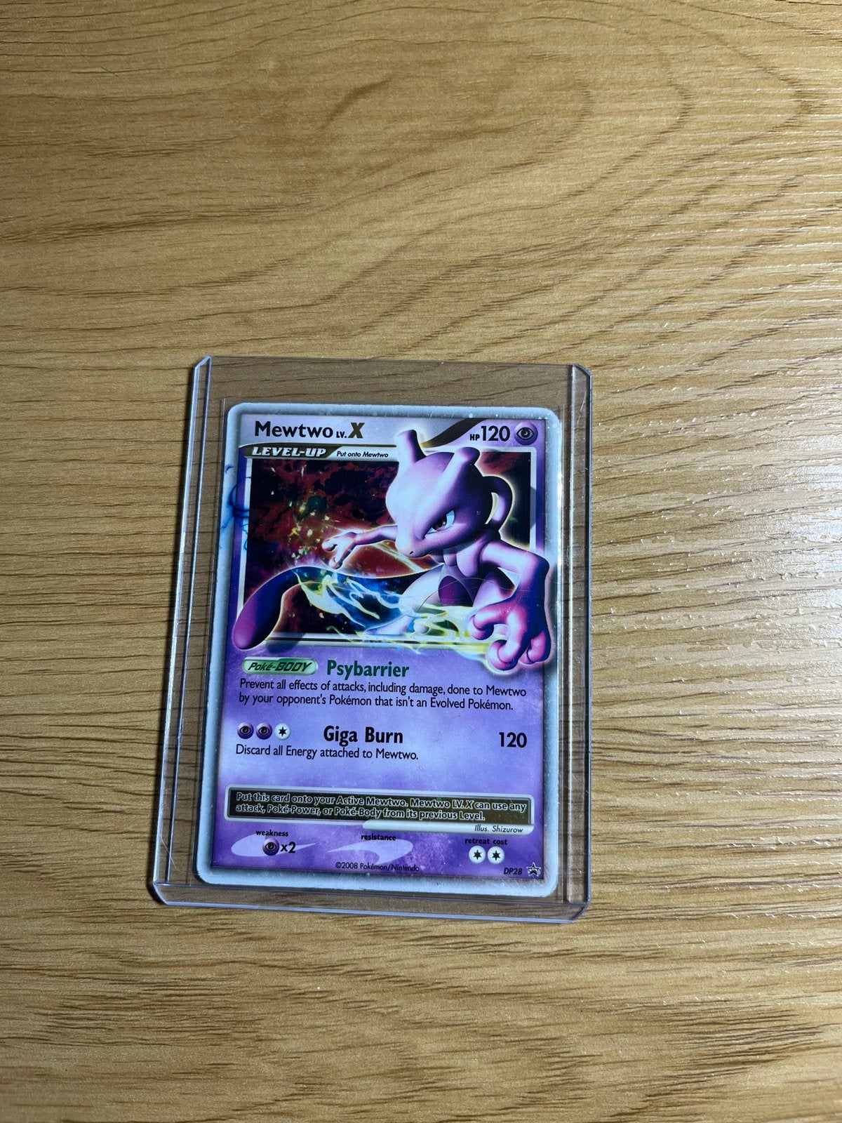 Mewtwo LV.X Pokémon Kaart, Verzenden, Zo goed als nieuw, Losse kaart