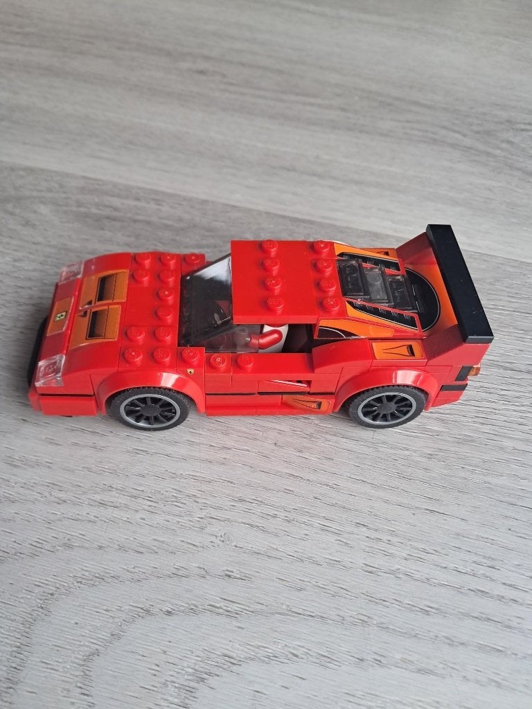 Lego Speed Champions Ferrari F40 Competizione, Gebruikt, Lego, Overige typen, Inclusief minifiguren