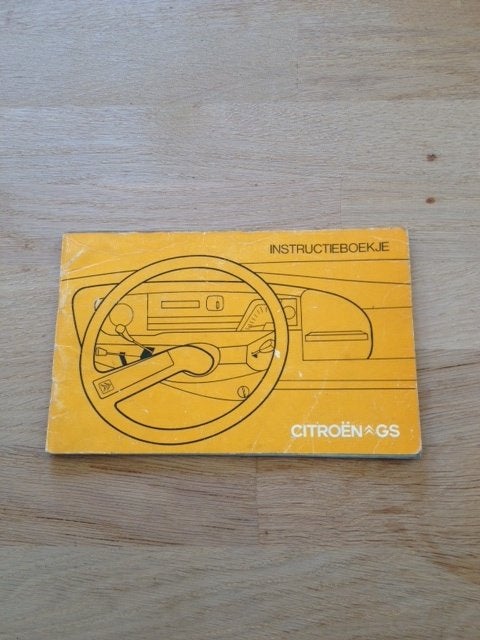 Citroën GS Instructieboekje - Origineel    1975    NL, Ophalen of Verzenden