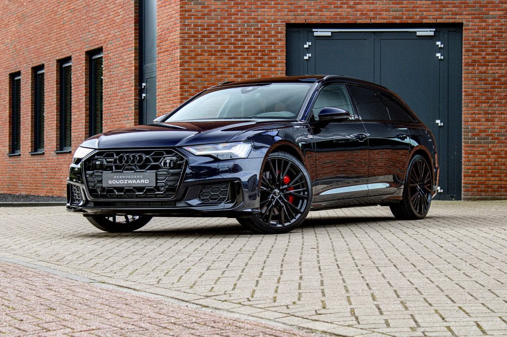 Audi A6 Avant 55 TFSI e quattro Competition | Pano | Sportst, Auto's, Audi, Automaat, Gebruikt, Zwart, 4 cilinders