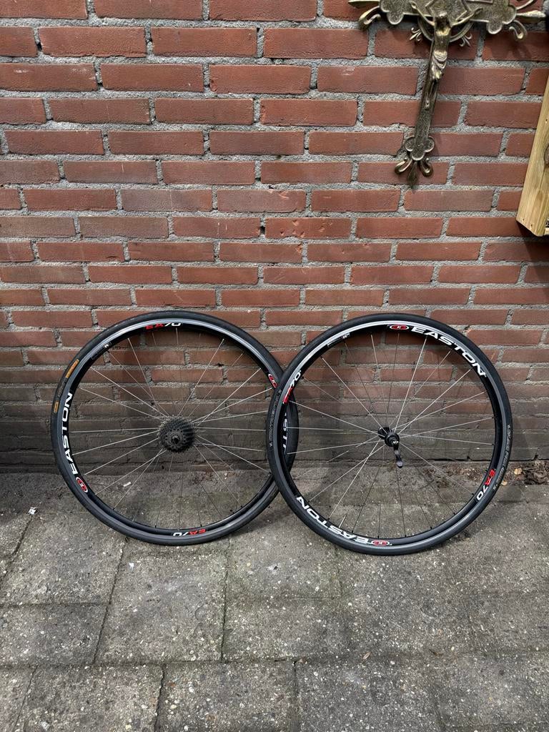 Easton EA70 Wielset Racefiets Shimano 10 speed voorwiel, Wiel, Ophalen of Verzenden, Zo goed als nieuw, Aluminium