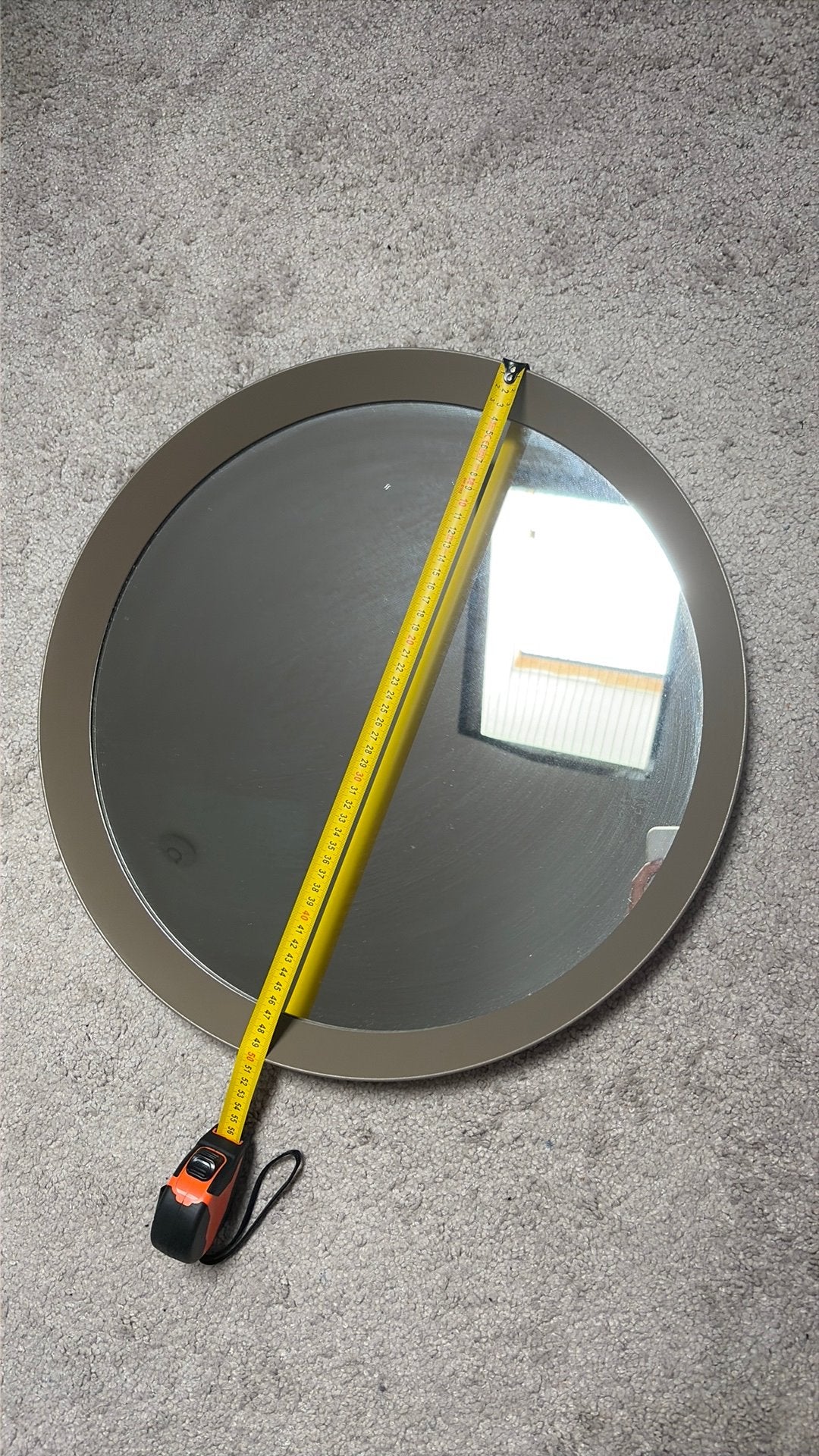 Ronde spiegel ikea, Ophalen, Minder dan 50 cm, Rond, Zo goed als nieuw