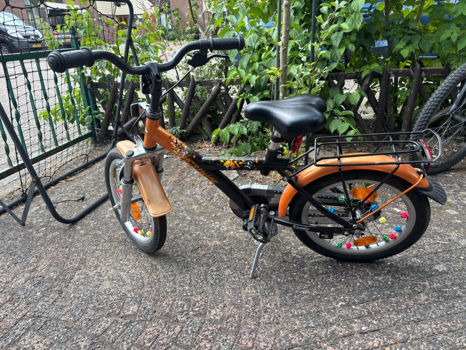 Loekie kinderfiets 16 inch., Ophalen, Zo goed als nieuw, Minder dan 14 inch