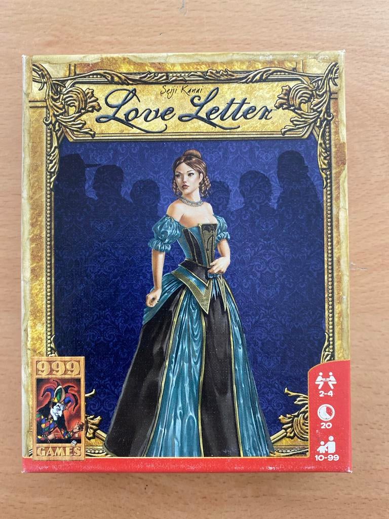 Love Letter Kaartspel - Verover het hart van prinses Anne!, Een of twee spelers, Ophalen of Verzenden, Zo goed als nieuw