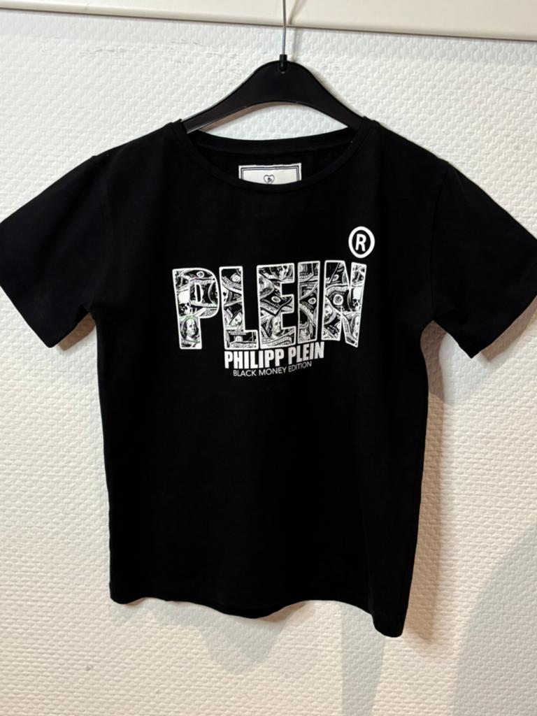 Philipp plein shirt met leuke print 10 jaar, Ophalen of Verzenden, Zo goed als nieuw, Jongen, Shirt of Longsleeve
