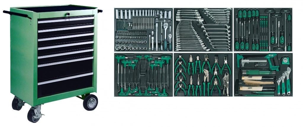 MANNESMANN 321-dlge gereedschapswagen NU GRATIS VERZENDING, Auto diversen, Autogereedschap, Nieuw, Ophalen of Verzenden