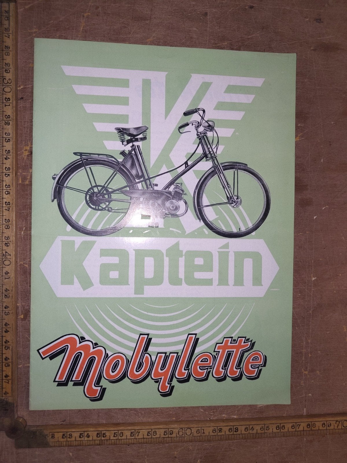Folder Kaptein 1953, Ophalen of Verzenden, Gebruikt