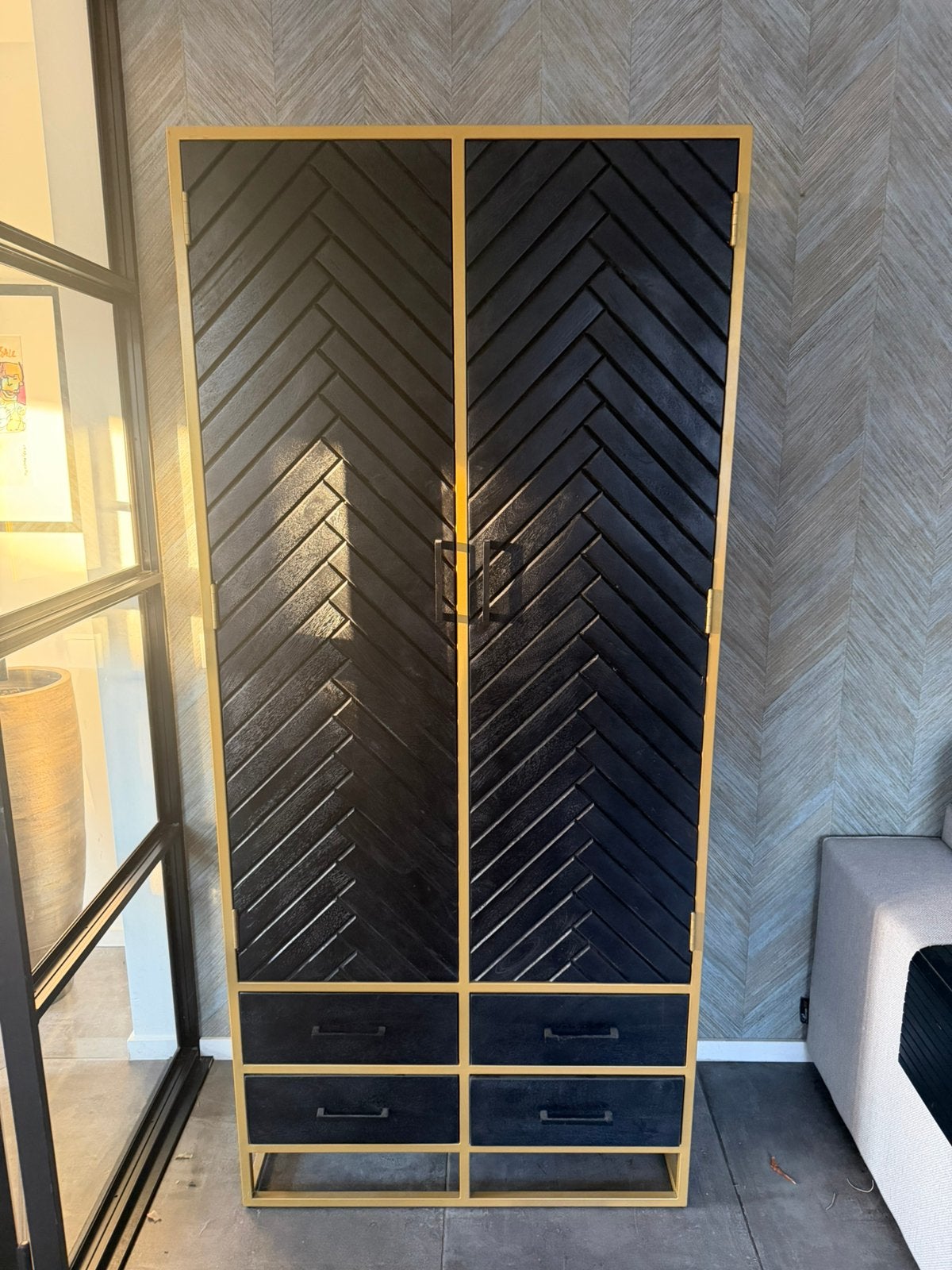 Kast voor woon of slaapkamer, 200x100x40cm., Ophalen, Zo goed als nieuw