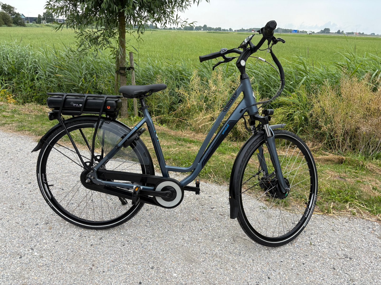 Amslod Hamilton 2020 600wh accu 53cm, Minder dan 10 versnellingen, 53 tot 56 cm, Zo goed als nieuw, Ophalen