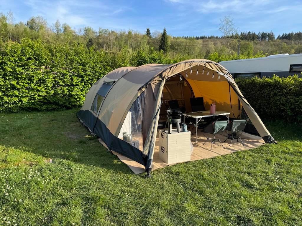 Baco 4000 tent + accessoires (lijkt op Falco Havik 4000), Caravans en Kamperen, Ophalen, Gebruikt, Tot en met 5
