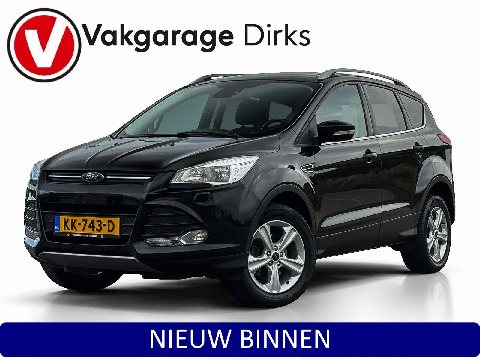 Ford Kuga 1.5 150 pk ✅ Navi ✅ Stoelverwarming ✅ Trekha, 1498 cc, Klanten@ford.com, Zwart, Handgeschakeld