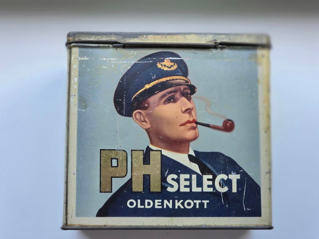 PH Select Oldenkott Pijp-Tabak blik Amsterdam Amersfoort, Verzamelen, Blikken, Ophalen of Verzenden, Gebruikt, Overige