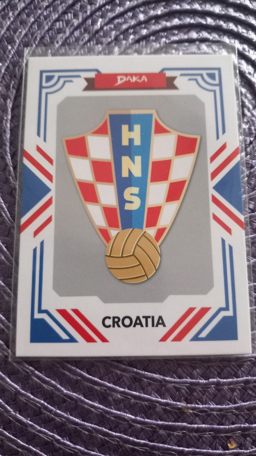 Voetbal Spelerskaart - Kroatië, Ophalen of Verzenden, Zo goed als nieuw, Buitenlandse clubs, Spelerskaart