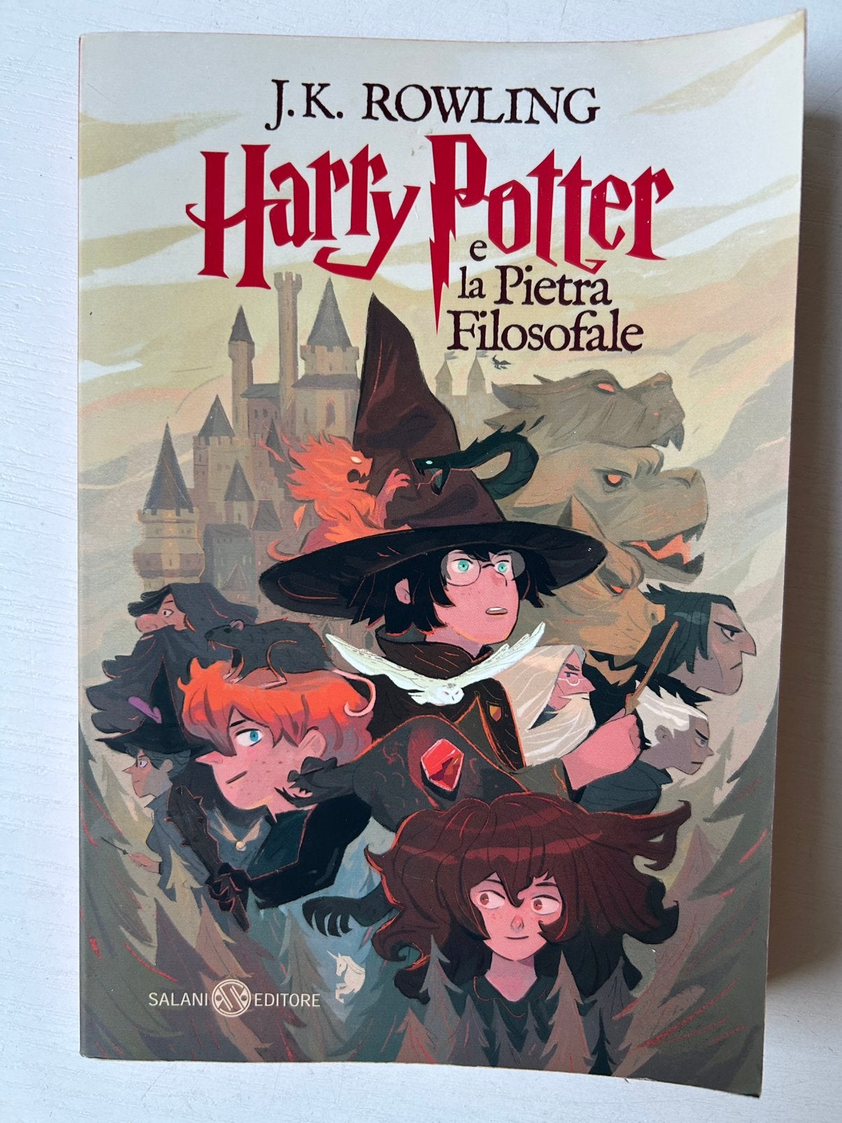 Harry Potter e la Pietra Filosofale (Italiaans), Ophalen of Verzenden, Gelezen