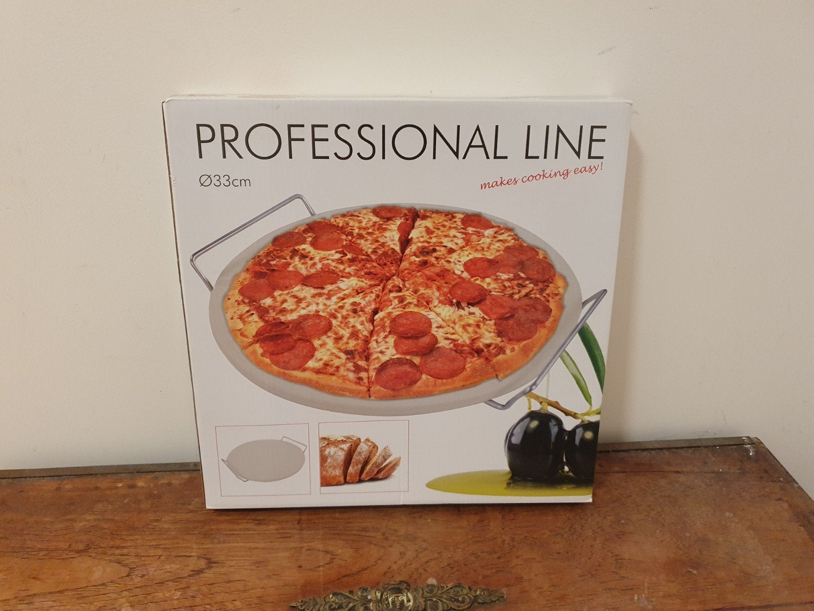 Pizza ovensteen met serveerrek, Ophalen, Nieuw, Overige merken