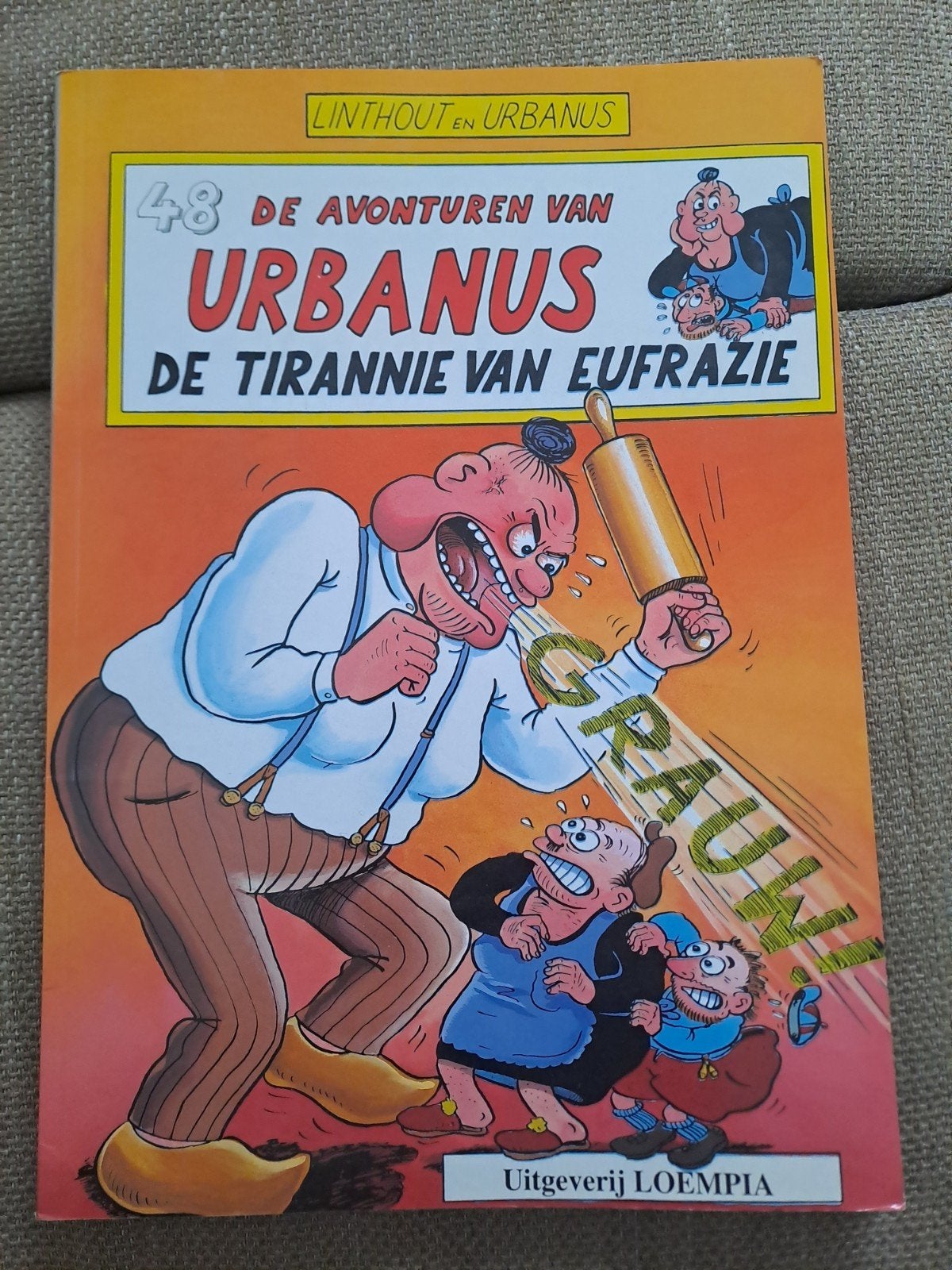 Urbanus de tirannie van eufrazie, Eén stripboek, Ophalen