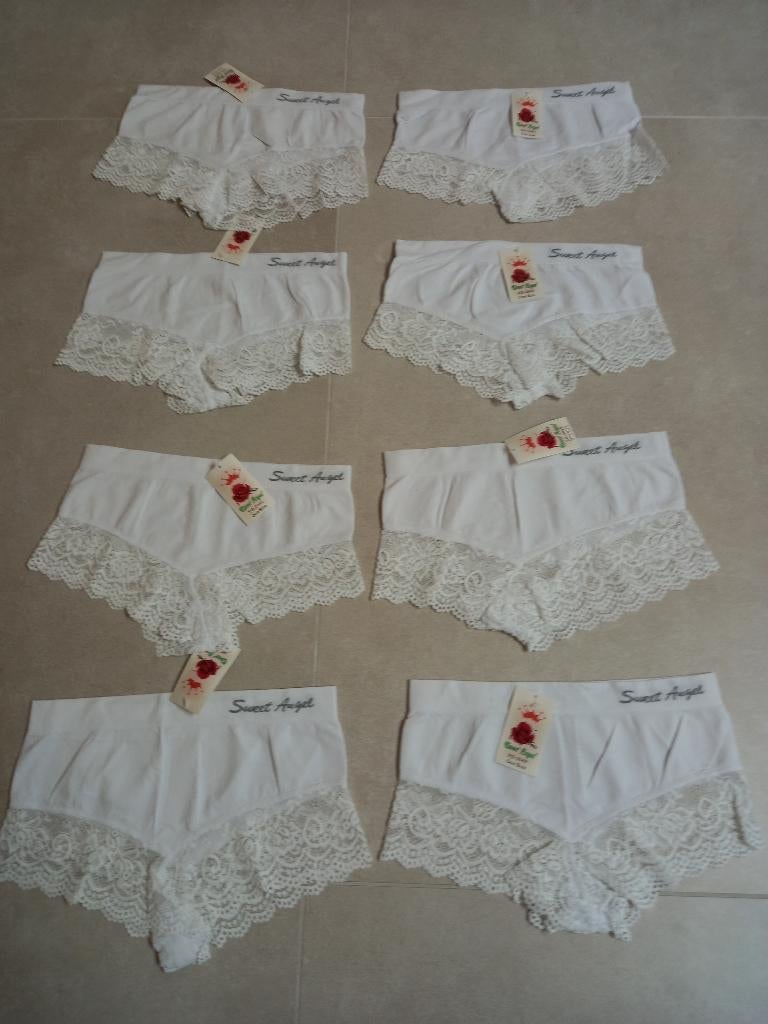 Nieuw! onderbroek/ slip met kant wit WEG=WEG, Kleding | Dames, Ondergoed en Lingerie, Sweet Angel, Ophalen of Verzenden, Wit, Slip
