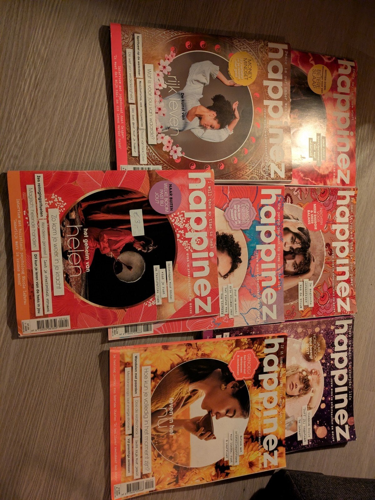 Happinez Tijdschriften - Diverse Nummers, Ophalen of Verzenden, Gelezen, Spiritualiteit algemeen, Achtergrond en Informatie