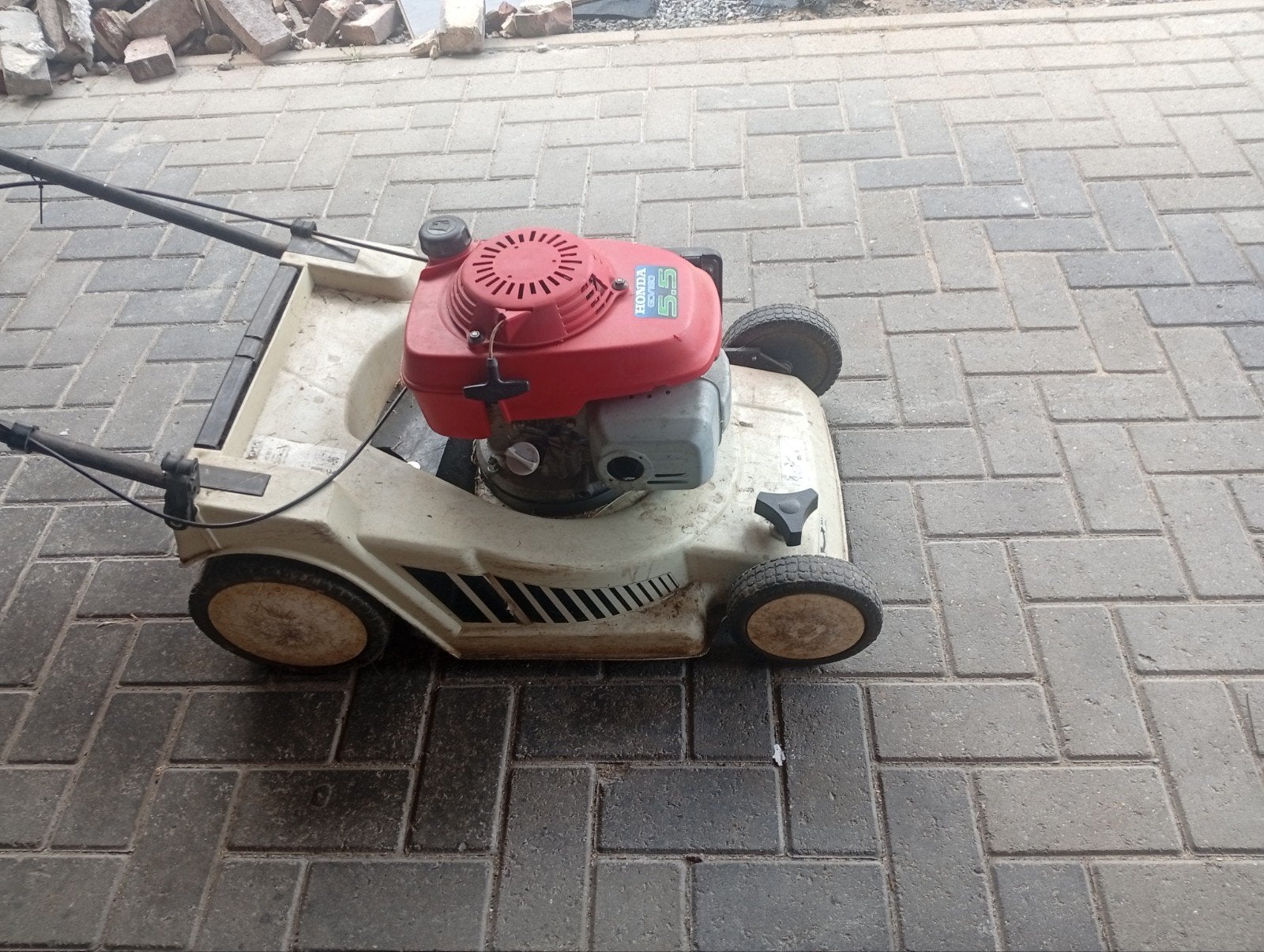Honda GCV 160 Benzine Grasmaaier 5.5, Tuin en Terras, Grasmaaiers, Ophalen, Cirkelmaaier, Honda, Gebruikt