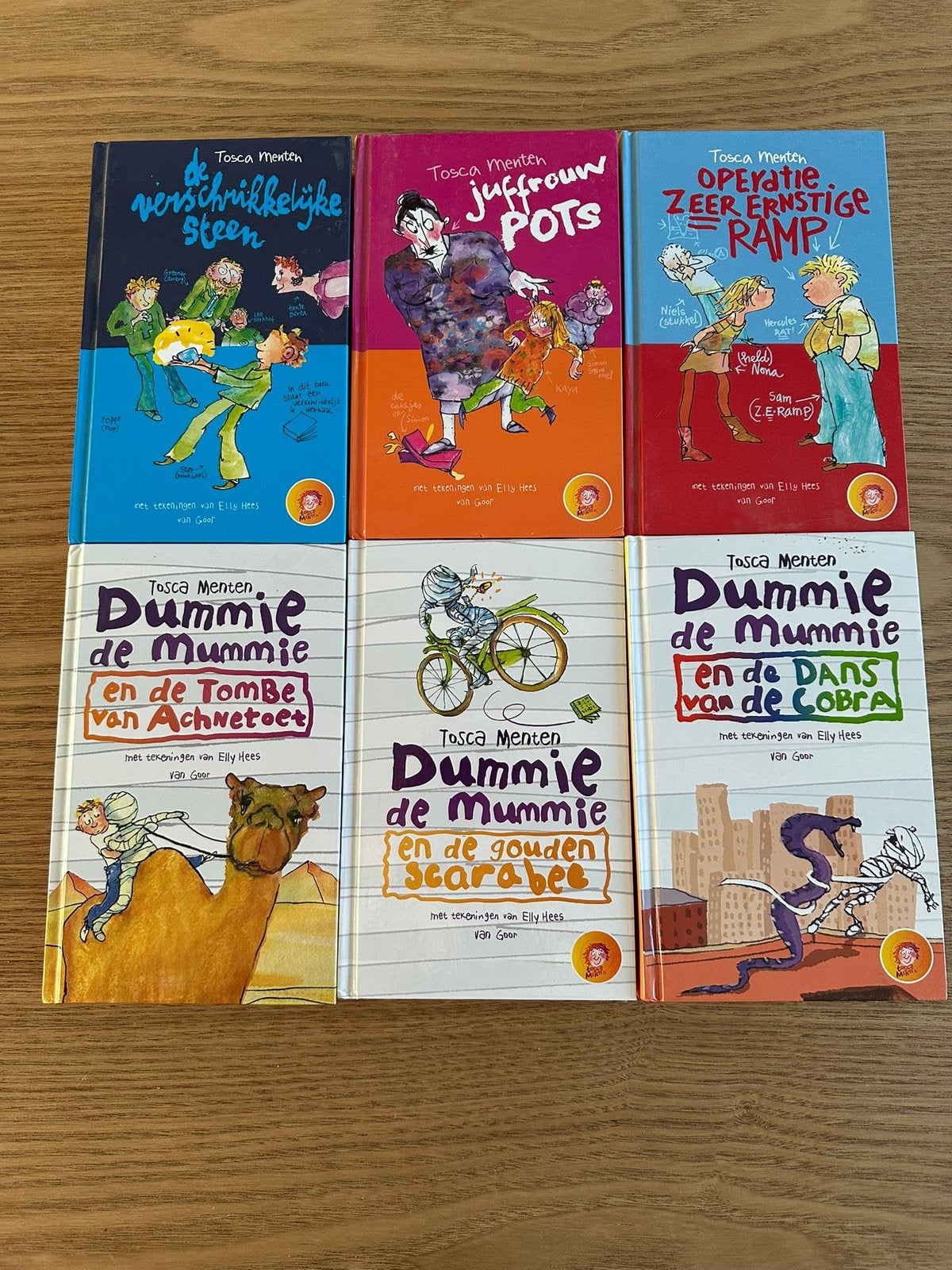 Kinderboeken 6 stuks van Tosca Menten., Ophalen of Verzenden, Gelezen