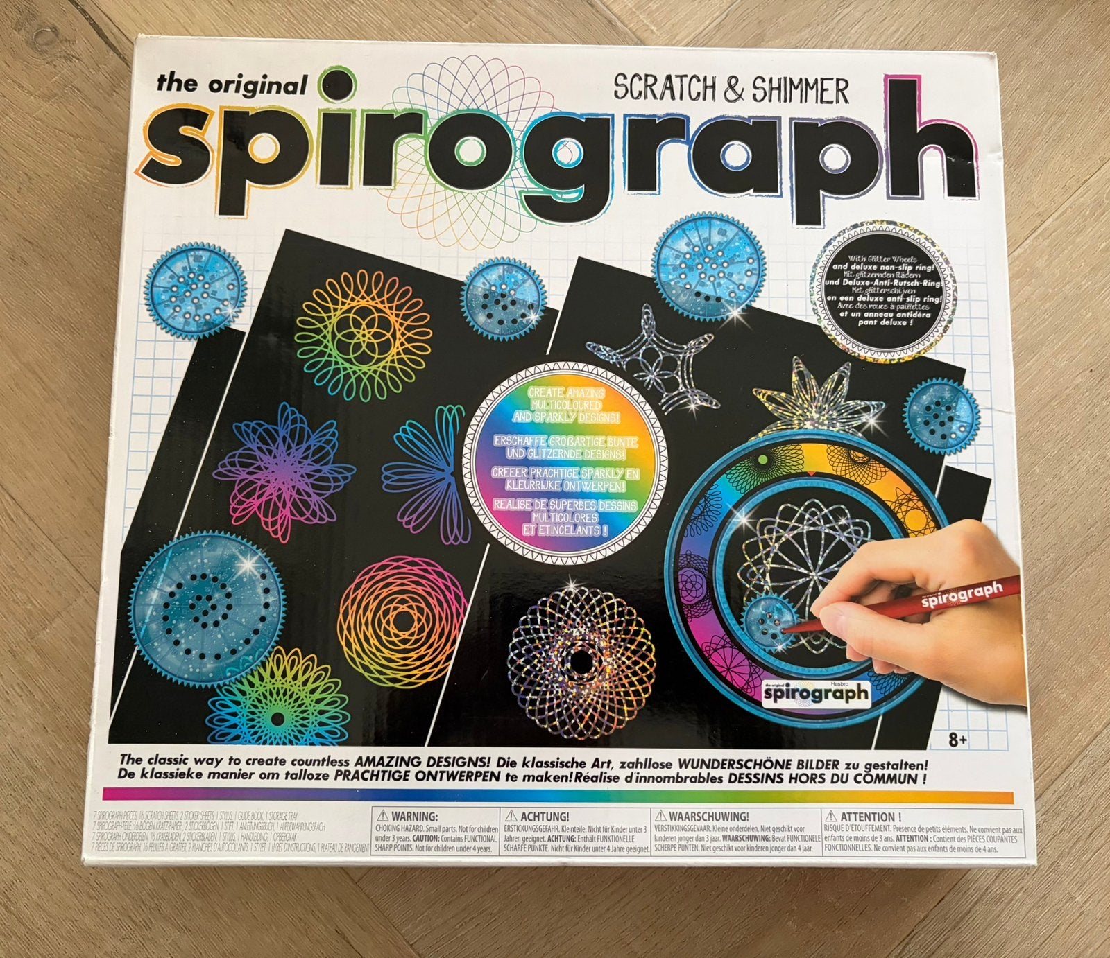 Spirograph scratch & shimmer, Ophalen of Verzenden, Zo goed als nieuw, Knutselen
