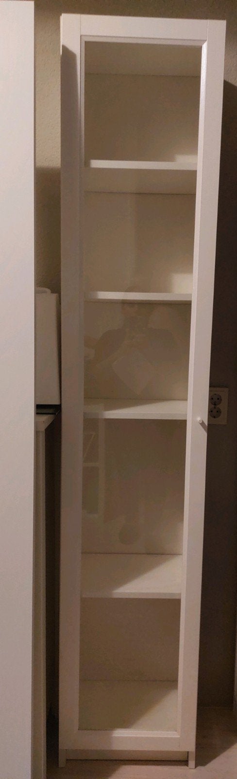 Billykast met vitrinedeur, Ophalen, Glas, 25 tot 50 cm, Gebruikt