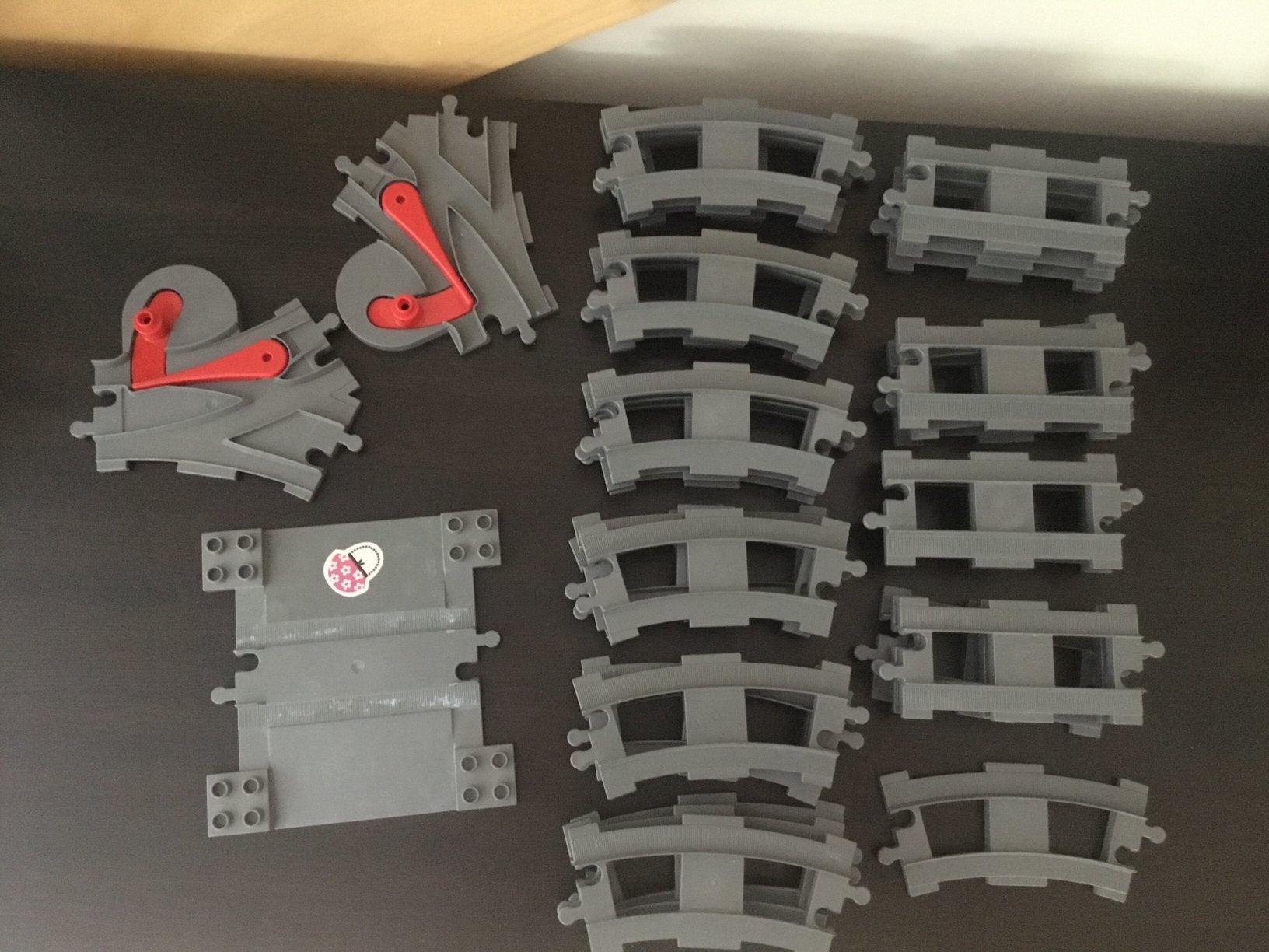 Lego Duplo Treinrails en Wissels, Kinderen en Baby's, Speelgoed | Duplo en Lego, Ophalen, Zo goed als nieuw, Duplo