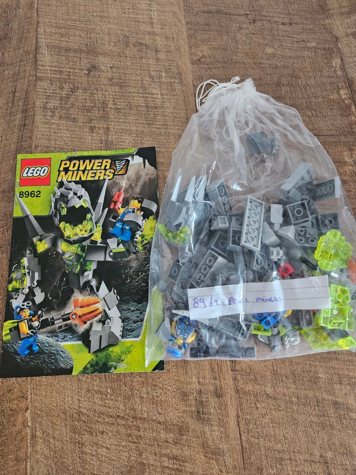 LEGO Power Miners 8962 Kristal Koning met instructies, Ophalen of Verzenden, Gebruikt, Overige merken