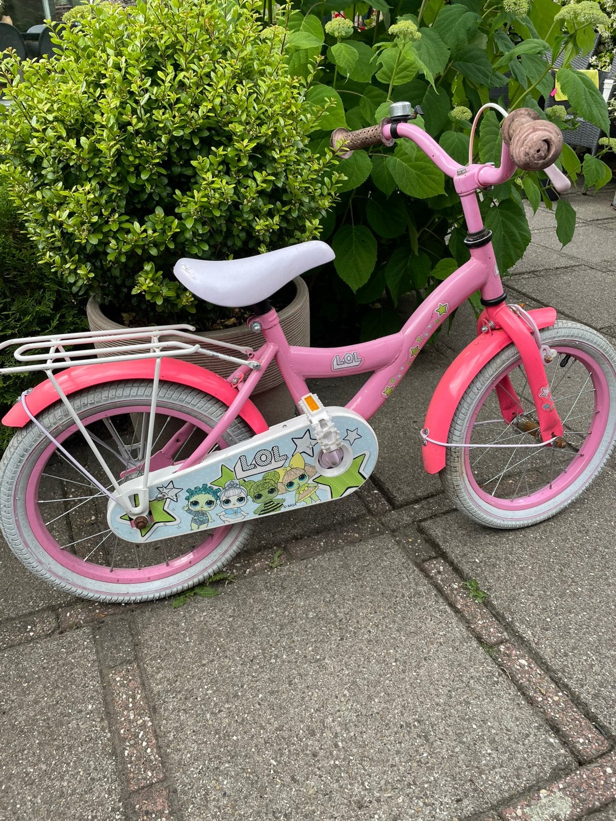 Super stoere kinderfiets (16 inch). AlS NIEUW!, Ophalen, Zo goed als nieuw, Terugtraprem, 16 tot 20 inch