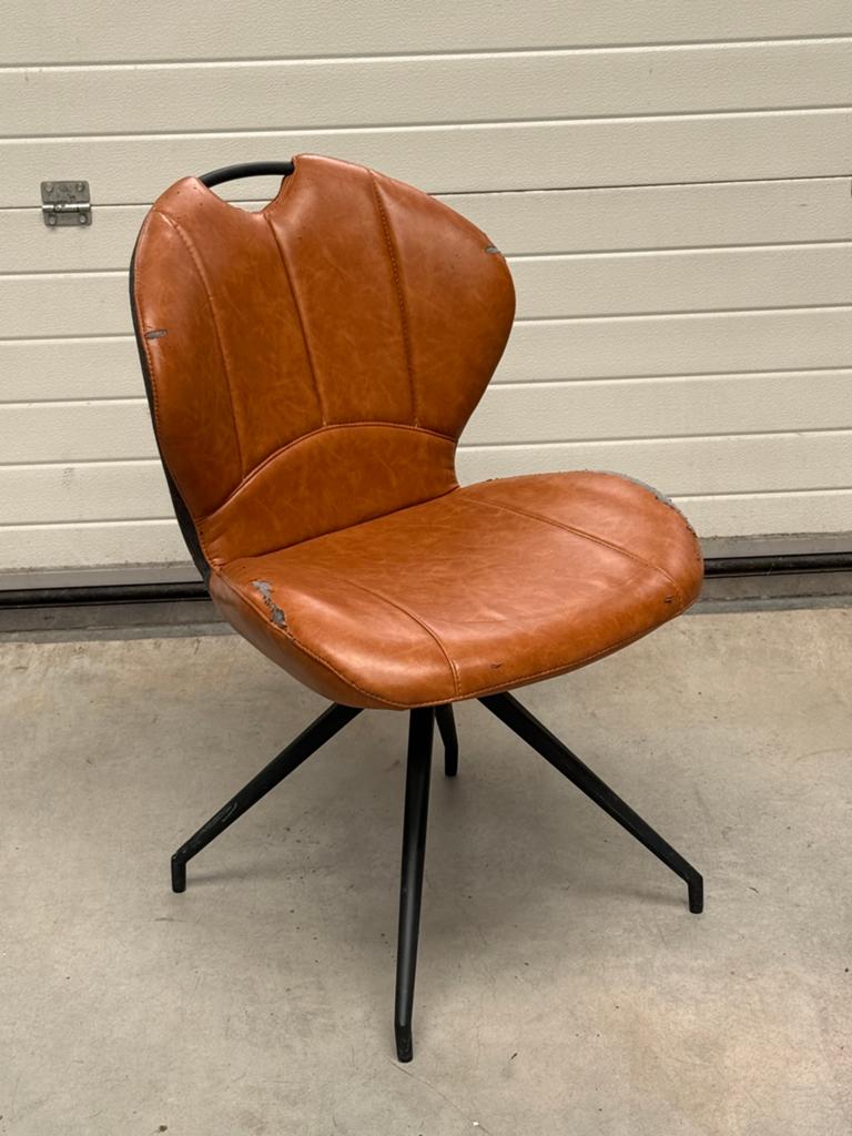 7x Moderne stoel ( één koop € 100.- ), Huis en Inrichting, Stoelen, Ophalen, Kunststof, Gebruikt, Bruin