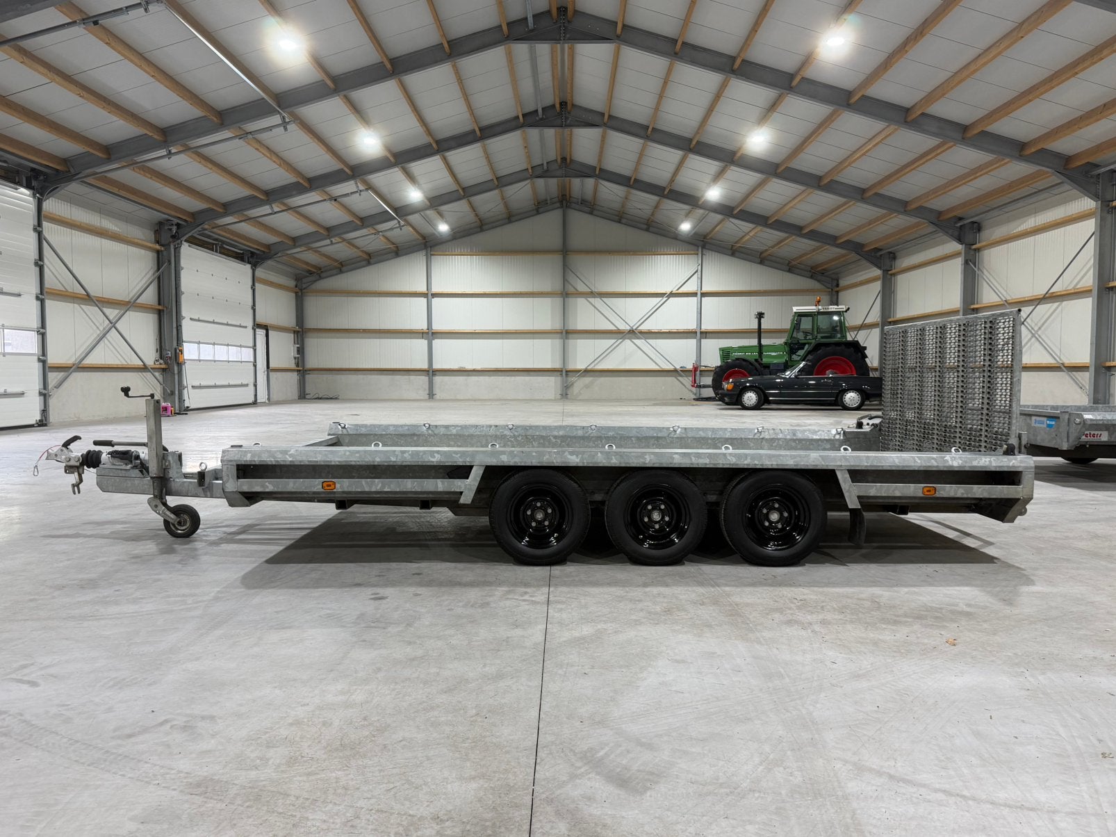 Hulco terrax 3 machinetransporter, Auto diversen, Aanhangers en Bagagewagens, Ophalen of Verzenden