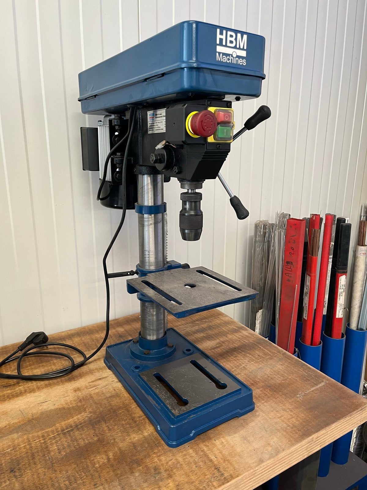 HBM Machines Kolomboormachine 14 mm - Zo goed als nieuw, Ophalen, Zo goed als nieuw, Minder dan 400 watt, Kolomboormachine