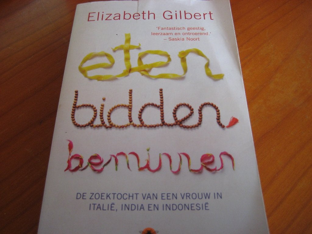eten bidden beminnen, Boeken, Romans, Ophalen of Verzenden, Zo goed als nieuw