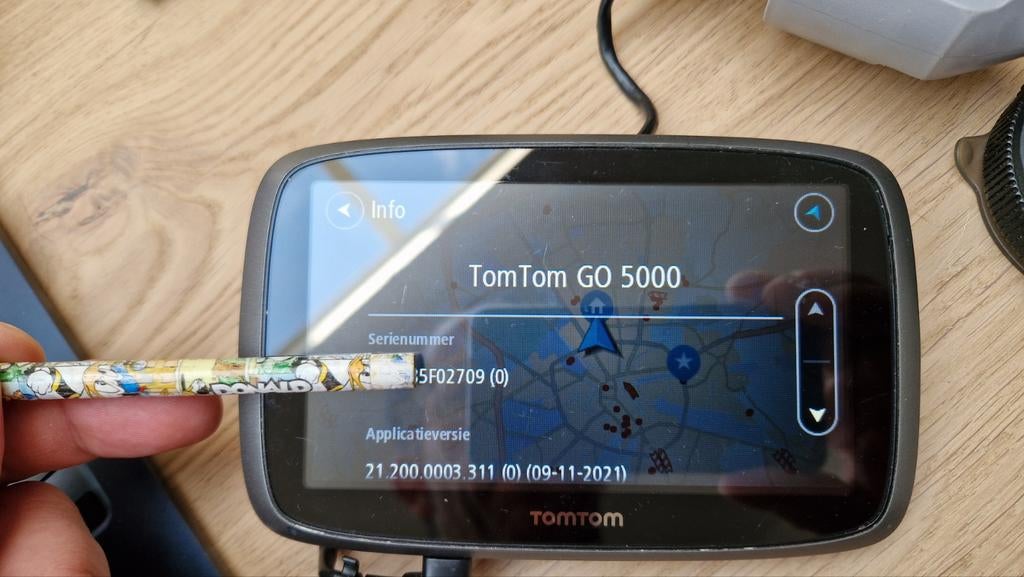 TomTom GO 5000 met Lifetime Maps en extra's, Auto diversen, Ophalen of Verzenden, Gebruikt