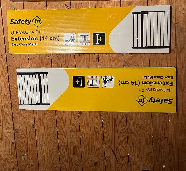 Safety 1st U-pressure Fit traphekverlengers, Nieuw, Ophalen of Verzenden, Klemhekje, Metaal of IJzer