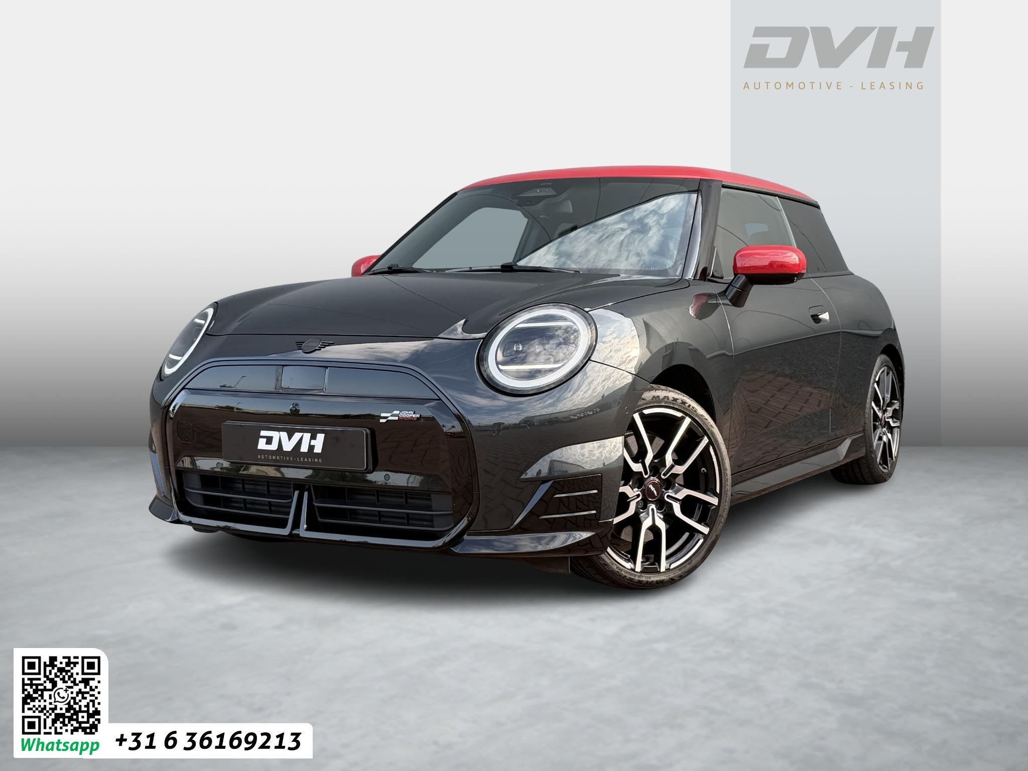 MINI Cooper SE John Cooper Works XL 54.2 kWh, Auto's, Gebruikt, 4 stoelen, Leder en Stof, Mini Electric