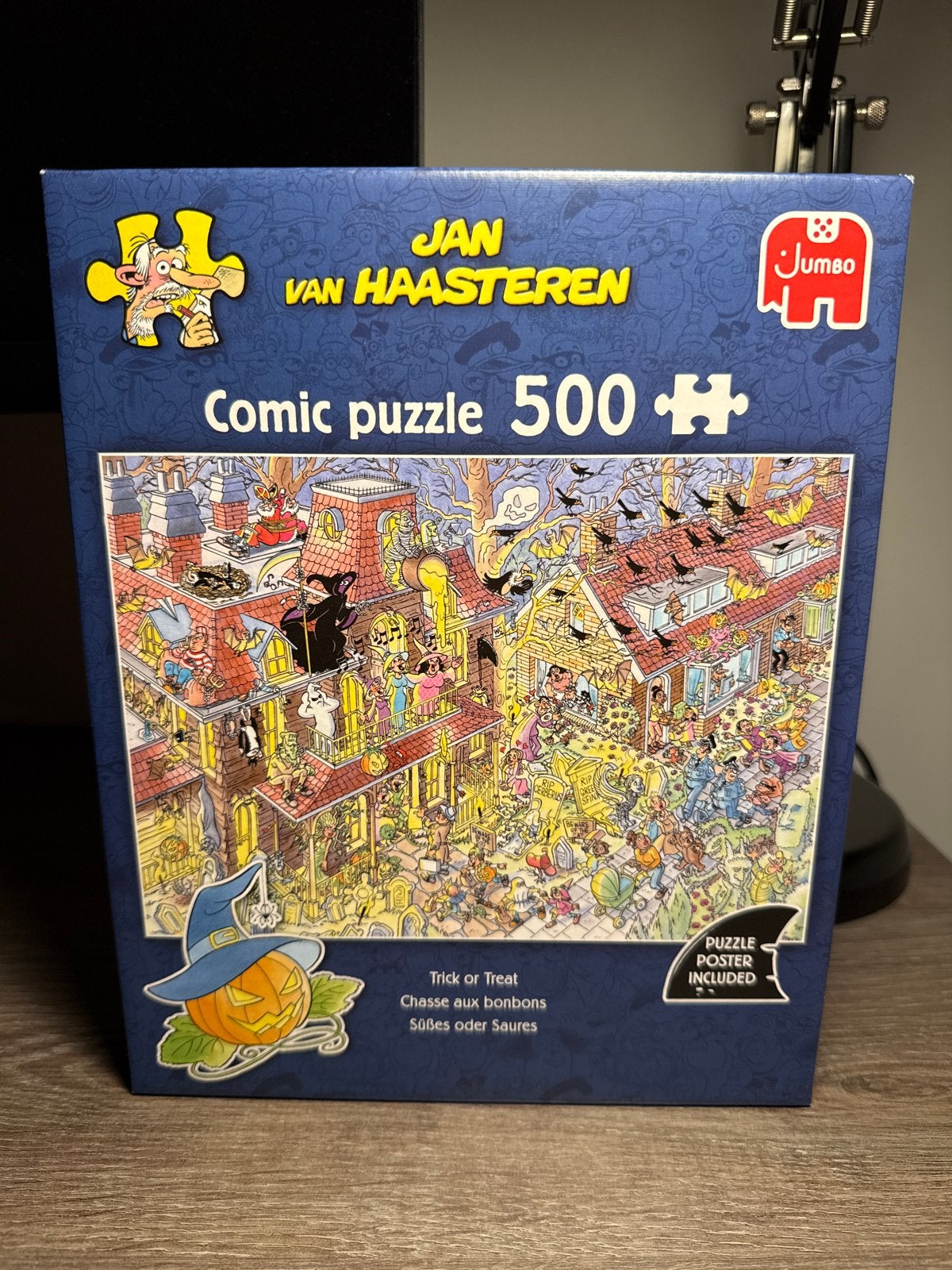 Jan van Haasteren Comic Puzzel 500 stukjes - Trick or Treat, Ophalen of Verzenden, 500 t/m 1500 stukjes, Nieuw, Legpuzzel