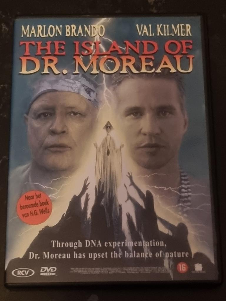 The Island of Dr. Moreau DVD - Marlon Brando, Val Kilmer, Vanaf 16 jaar, Ophalen of Verzenden, Zo goed als nieuw, Monsters