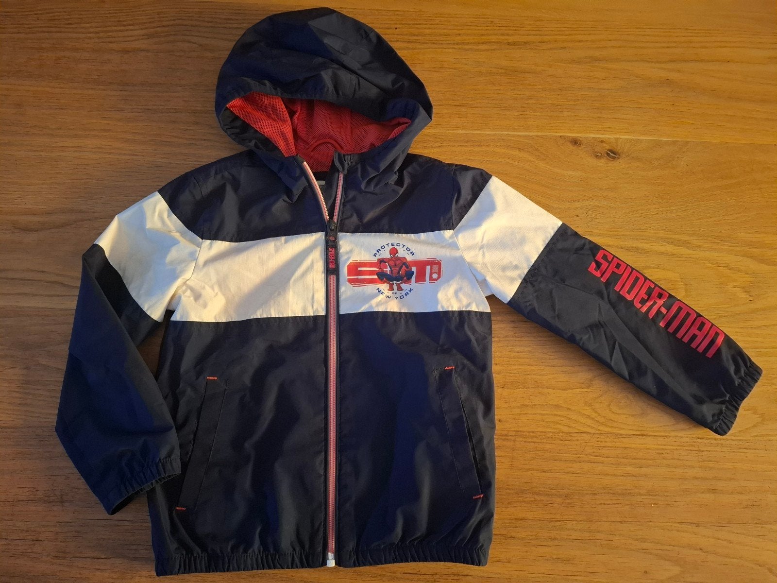 Spider-Man jas zomer maat 116 5 - 6 jaar, Kinderen en Baby's, Kinderkleding | Maat 116, Ophalen of Verzenden, Jongen, Jas, Marvel