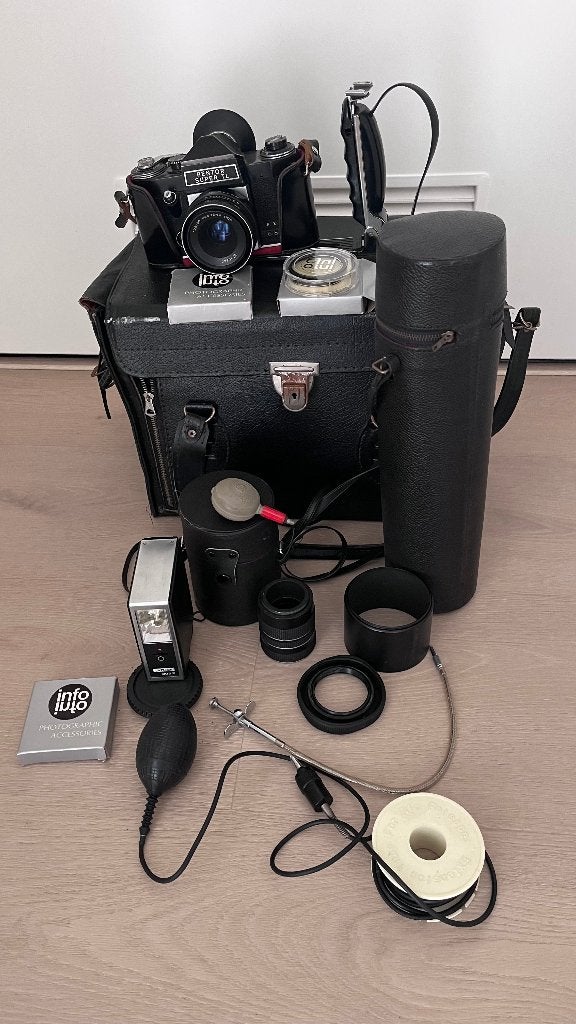 Foto Camera, Gebruikt, Spiegelreflex, Ophalen of Verzenden, Cameratas