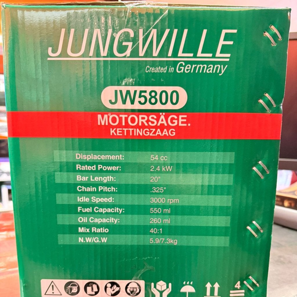 JUNGWILLE JW5800 Kettingzaag Benzine |54cc| Nieuw, Flex Ltd., Gebruikt, https://flex.com/contact-us, Nobelstraat 10, 5807 GA Oostrum LB, Limburg, Nederland