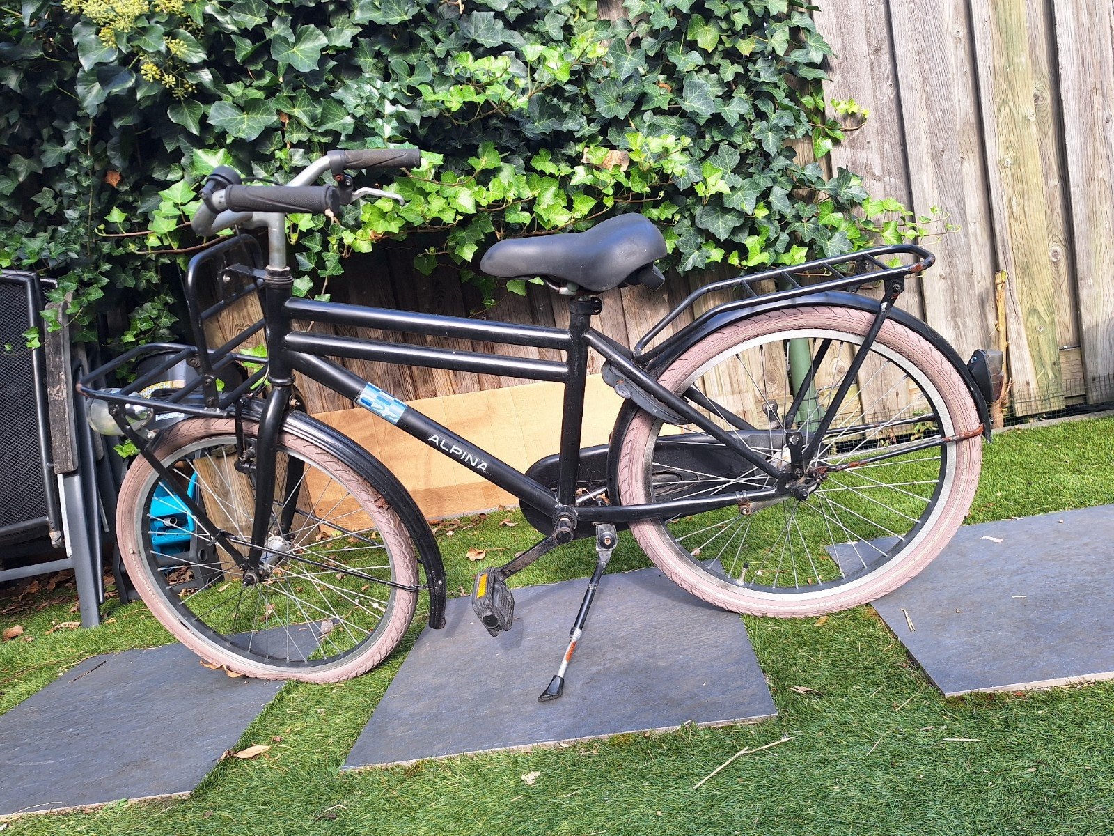 Alpina jongensfiets framehoogte 36 cm handrem + terugtraprem, Fietsen en Brommers, Ophalen, Gebruikt, Handrem, 20 inch