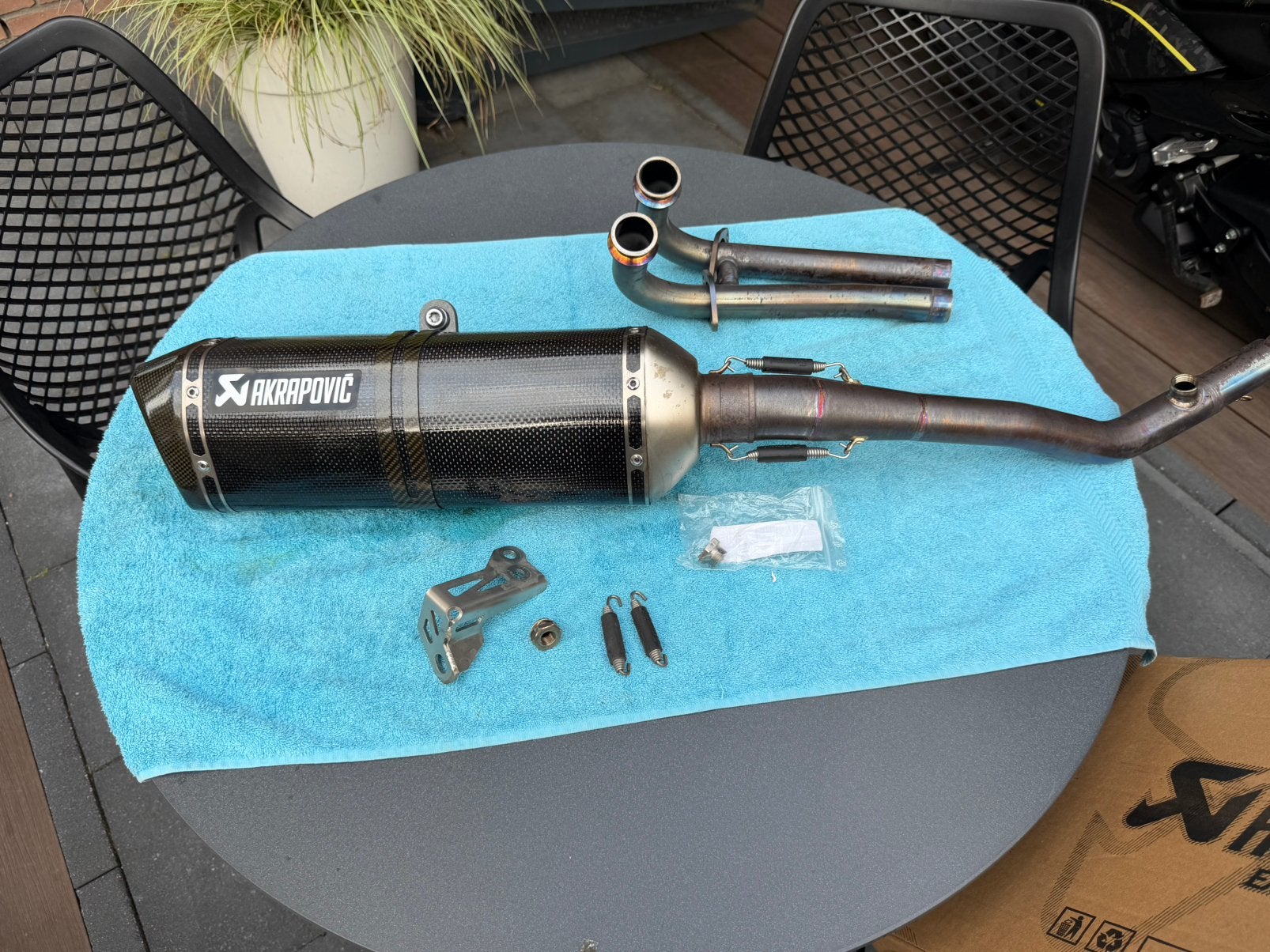 Yamaha T-Max 560 Akrapovic Racing Line Uitlaat, Ophalen of Verzenden